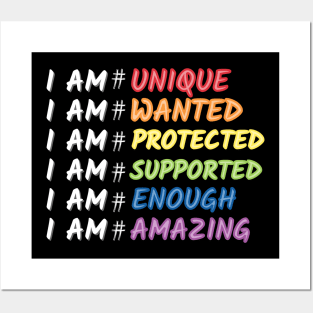 Daily Motivational Affirmation Self Love Quote Design Posters and Art